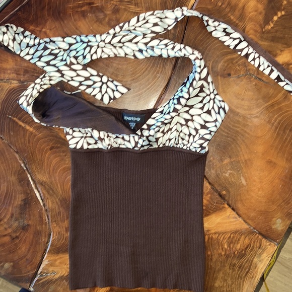 bebe halter top, size: small - Picture 3 of 9
